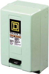 Square D - 3 Pole, 220 Coil VAC at 50 Hz, 240 Coil VAC at 60 Hz, 90 Amp NEMA Contactor - NEMA 1 Enclosure, 50 Hz at 220 VAC and 60 Hz at 240 VAC - All Tool & Supply