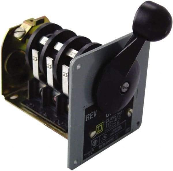 Square D - 250 VDC, 600 VAC Input Volt, Reversing, Drum Switch - CSA, RoHS Compliant, UL Listed - All Tool & Supply