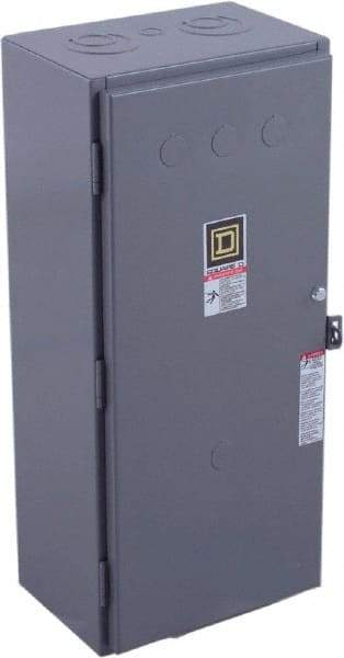 Square D - 1 NEMA Rated, 4 Pole, Electrically Held Lighting Contactor - 100 A (Tungsten), 277 VAC at 60 Hz - All Tool & Supply