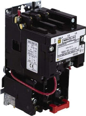 Square D - 440 Coil VAC at 50 Hz, 480 Coil VAC at 60 Hz, 18 Amp, Nonreversible Open Enclosure NEMA Motor Starter - 3 Phase hp: 3 at 200 VAC, 3 at 230 VAC, 5 at 460 VAC, 5 at 575 VAC - All Tool & Supply