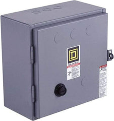 Square D - 208 Coil VAC at 60 Hz, 9 Amp, Reversible Enclosed Enclosure NEMA Motor Starter - 1-1/2 hp at 1 Phase, 1 Enclosure Rating - All Tool & Supply