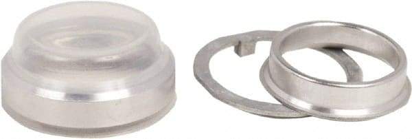 Schneider Electric - Pushbutton Switch Boot - Clear, Round Button, Nonilluminated - All Tool & Supply