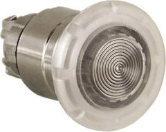 Schneider Electric - 22mm Mount Hole, Extended Mushroom Head, Pushbutton Switch Only - Round, White Pushbutton, Nonilluminated, Momentary (MO) - All Tool & Supply