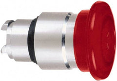 Schneider Electric - 22mm Mount Hole, Extended Mushroom Head, Pushbutton Switch Only - Round, Red Pushbutton, Nonilluminated, Momentary (MO) - All Tool & Supply