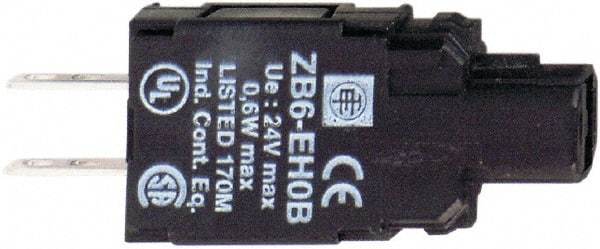 Schneider Electric - 120 VAC LED & Neon Indicating Light - Quick Connect Connector, Shock Resistant, Vibration Resistant - All Tool & Supply