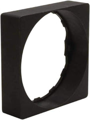 Schneider Electric - Pushbutton Switch Square Trim - Black, Round Button - All Tool & Supply