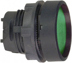 Schneider Electric - 22mm Mount Hole, Flush, Pushbutton Switch Only - Round, Green Pushbutton, Nonilluminated, Maintained (MA) - All Tool & Supply