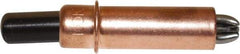 Zephyr Tool Group - 1/4 Drill 1/4" Pin Diam, Copper Cleco Fastener - Standard Length, 0 to 1/2" Grip - All Tool & Supply