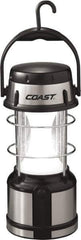 Coast Cutlery - White, Red LED Bulb, 460 Lumens, Industrial/Tactical Flashlight - Black Aluminum Body, 0 D Batteries Not Included - All Tool & Supply