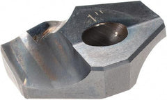 Hertel - Series HMD, 1" Diam Grade HC225MD 140° Replaceable Drill Tip - Carbide, TiCN Finish - All Tool & Supply