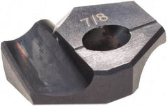 Hertel - Series HMD, 7/8" Diam Grade HC125MD 140° Replaceable Drill Tip - Carbide, TiAlN Finish - All Tool & Supply