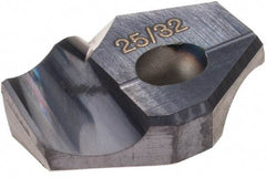 Hertel - Series HMD, 25/32" Diam Grade HC125MD 140° Replaceable Drill Tip - Carbide, TiAlN Finish - All Tool & Supply