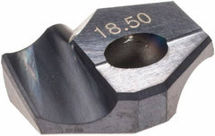 Hertel - Series HMD, 18.5mm Diam Grade HC125MD 140° Replaceable Drill Tip - Carbide, TiAlN Finish - All Tool & Supply