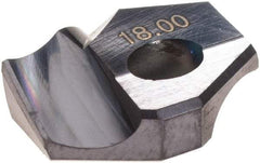 Hertel - Series HMD, 18mm Diam Grade HC125MD 140° Replaceable Drill Tip - Carbide, TiAlN Finish - All Tool & Supply