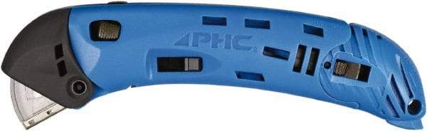 PHC - Springback Safety Cutter - Blue ABS Handle, 1 Blade Included - All Tool & Supply