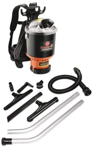 Hoover - Backpack Vacuum Cleaner - 1.3 hp, 8.5 Amps, 9.2 Lb, Accessories Included - All Tool & Supply