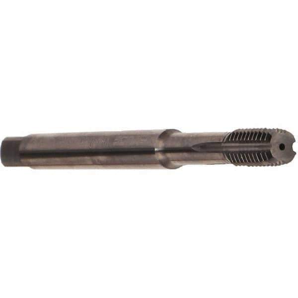 Emuge - M8x1.25 Metric 6HX Modified Bottoming Thread Forming Tap - Solid Carbide, Uncoated, 90mm OAL, 20mm Thread Length, Right Hand Thread, Series Druck - All Tool & Supply