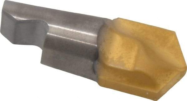 Seco - MM16 M06 Grade T60M Carbide Center Drill Milling Tip Insert - TiAlN/TiN Finish, 2 Flutes, 0.63" Cutting Diam, 0.169" Depth of Cut, 0.744" Extension, 0.461" Cnr Rad - All Tool & Supply