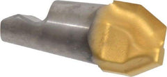 Seco - MM16 E06 Grade T60M Carbide Chamfer Milling Tip Insert - TiAlN/TiN Finish, 2 Flutes, 0.63" Cutting Diam, 0.263" Depth of Cut, 0.603" Extension, 0.232" Cnr Rad - All Tool & Supply