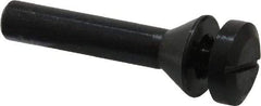 Value Collection - 1/4" Hole, Screw Lock Wheel Mandrel - 2" OAL, 1/2" Max Wheel Width, 3/8" Shank Diam - All Tool & Supply