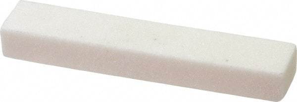 Norton - 60 Grit Aluminum Oxide Rectangular Dressing Stick - 4 x 1/2 x 3/4, Medium Grade, Vitrified Bond - All Tool & Supply