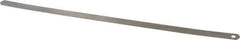 Precision Brand - 0.006 Inch Thick x 1/2 Inch Wide x 12 Inch Leaf Length, Parallel Feeler Gage - High Carbon Steel - All Tool & Supply