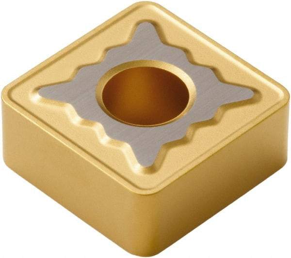 Seco - SNMG432 MR7 Grade TP40 Carbide Turning Insert - TiC/TiCN/TiN Finish, 90° Square, 1/2" Inscr Circle, 3/16" Thick, 1/32" Corner Radius - All Tool & Supply