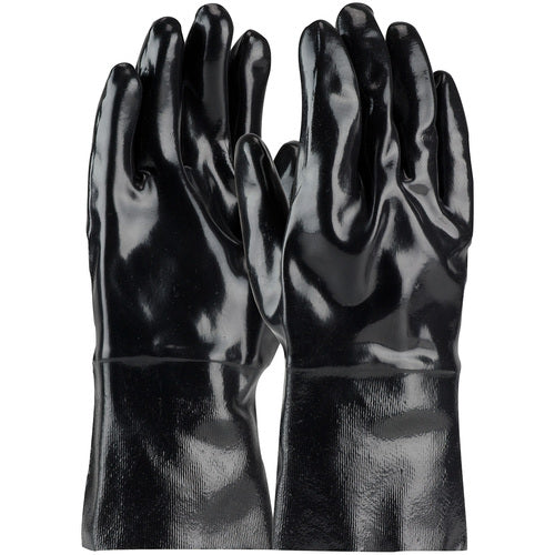 ‎57-8630 Coated Supported Gloves - ChemGrip - Supported Neoprene - Jersey Lined - Black - Smooth - 12 Inch