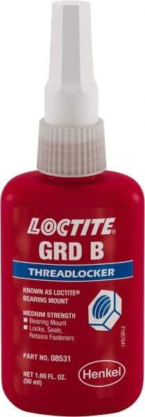 Loctite - 50 mL, Yellow, Medium Strength Liquid Threadlocker - All Tool & Supply