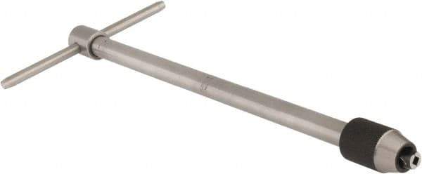 Starrett - 7/32 to 7/16" Tap Capacity, T Handle Tap Wrench - 10" Overall Length - All Tool & Supply