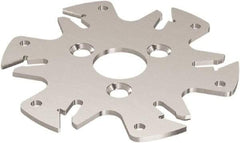 Seco - Arbor Hole Connection, 0.122" Cutting Width, 3/4" Depth of Cut, 3" Cutter Diam, 3 Tooth Indexable Slotting Cutter - 1-1/4" Shank Diam, R335.10 Toolholder, 150.10-3N Insert, Right Hand Cutting Direction - All Tool & Supply