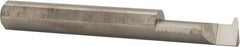 Accupro - 3/4" Cutting Depth, 12 Max TPI, 0.23" Diam, Acme Internal Thread, Solid Carbide, Single Point Threading Tool - Bright Finish, 2-1/2" OAL, 5/16" Shank Diam, 0.07" Projection from Edge, 29° Profile Angle - Exact Industrial Supply