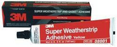 3M - 5 oz Weatherstrip Adhesive - Yellow, -20 to 300°F - All Tool & Supply