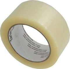 3M - 2" x 110 Yd Clear Acrylic Adhesive Sealing Tape - Polypropylene Film Backing, 1.6 mil Thick, 40 Lb Tensile Strength, Series 302 - All Tool & Supply