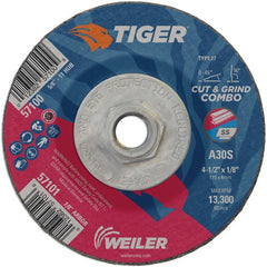 ‎4-1/2X1/8 TIGER TYPE 27 CUT & - All Tool & Supply