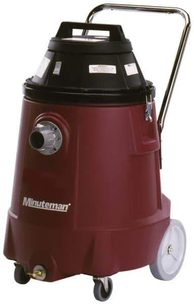 Minuteman - 15 Gal, Polyethylene Tank, Wet/Dry, Toxic Dust Vacuum Cleaner - 2 hp, 13 Amps - All Tool & Supply