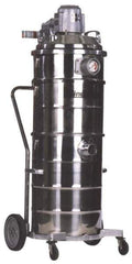 Minuteman - 15 Gal, Stainless Steel Tank, Wet/Dry, Explosion-Proof Vacuum Cleaner - 1.25 hp, 11.5 Amps - All Tool & Supply