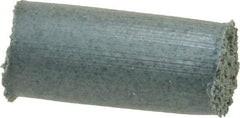 Cratex - 1/4" Max Diam x 1/2" Long, Cylinder, Rubberized Point - Coarse Grade, Silicon Carbide, 1/16" Arbor Hole, Unmounted - All Tool & Supply