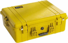 Pelican Products, Inc. - 19-23/64" Wide x 8-51/64" High, Clamshell Hard Case - Yellow, Polyethylene - All Tool & Supply