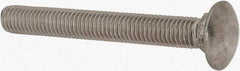 Value Collection - 1/2-13 UNC 4" Length Under Head, Standard Square Neck, Carriage Bolt - 18-8 Stainless Steel, Uncoated - All Tool & Supply