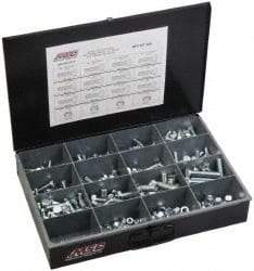 Value Collection - 238 Piece Steel Hex Head Cap Screws - M8 to M16 Thread, Zinc Plated - All Tool & Supply