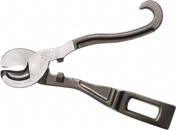 Channellock - 8-5/8" OAL, Cable Cutter - 1-3/7" Jaw Length x 1.62" Jaw Width, Round Head - All Tool & Supply