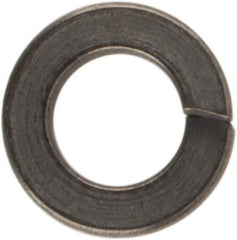 Made in USA - #2, 0.02" Thick Split Lock Washer - 400 Stainless Steel, Passivated Finish, 0.088" Min ID, 0.094" Max ID, 0.172" Max OD - All Tool & Supply