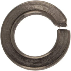 Made in USA - #6, 0.031" Thick Split Lock Washer - 400 Stainless Steel, Passivated Finish, 0.141" Min ID, 0.148" Max ID, 0.25" Max OD - All Tool & Supply