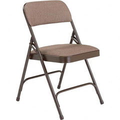 National Public Seating - Folding Chairs Pad Type: Folding Chair w/Fabric Padded Seat Material: Fabric; Steel - All Tool & Supply