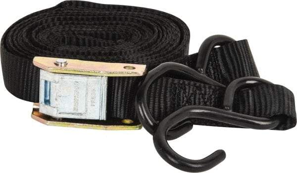 Erickson Manufacturing - 15' Long x 1" Wide, 750 Lb Basket Capacity, 750 Lb Vertical Capacity, Nylon Web Sling - Black - All Tool & Supply