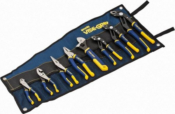 Irwin - 8 Piece Plier Set - Comes in Tool Roll - All Tool & Supply