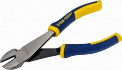 Irwin - 6" OAL, Diagonal Cutter - 13/16" Jaw Length x 13/16" Jaw Width, Oval Head, ProTouch Handle - All Tool & Supply