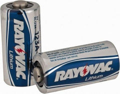 Rayovac - Size 123A, Lithium, 2 Pack, Standard Battery - 3 Volts - All Tool & Supply