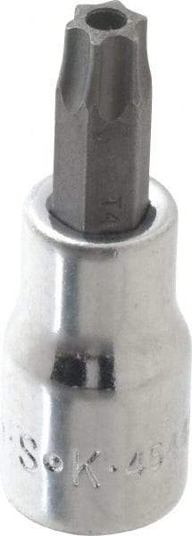 SK - 3/8" Drive, T45 Torx Bit Socket - 2" OAL, Tamper Resistant - All Tool & Supply